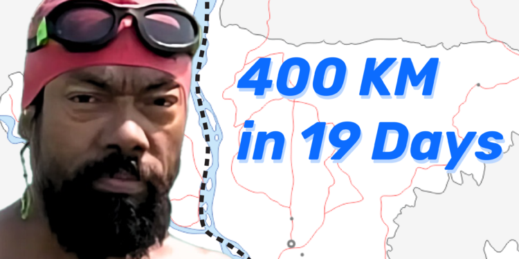 Swimmer Rafiqul reaches Chandpur after covering 400 km in 19-day river journey